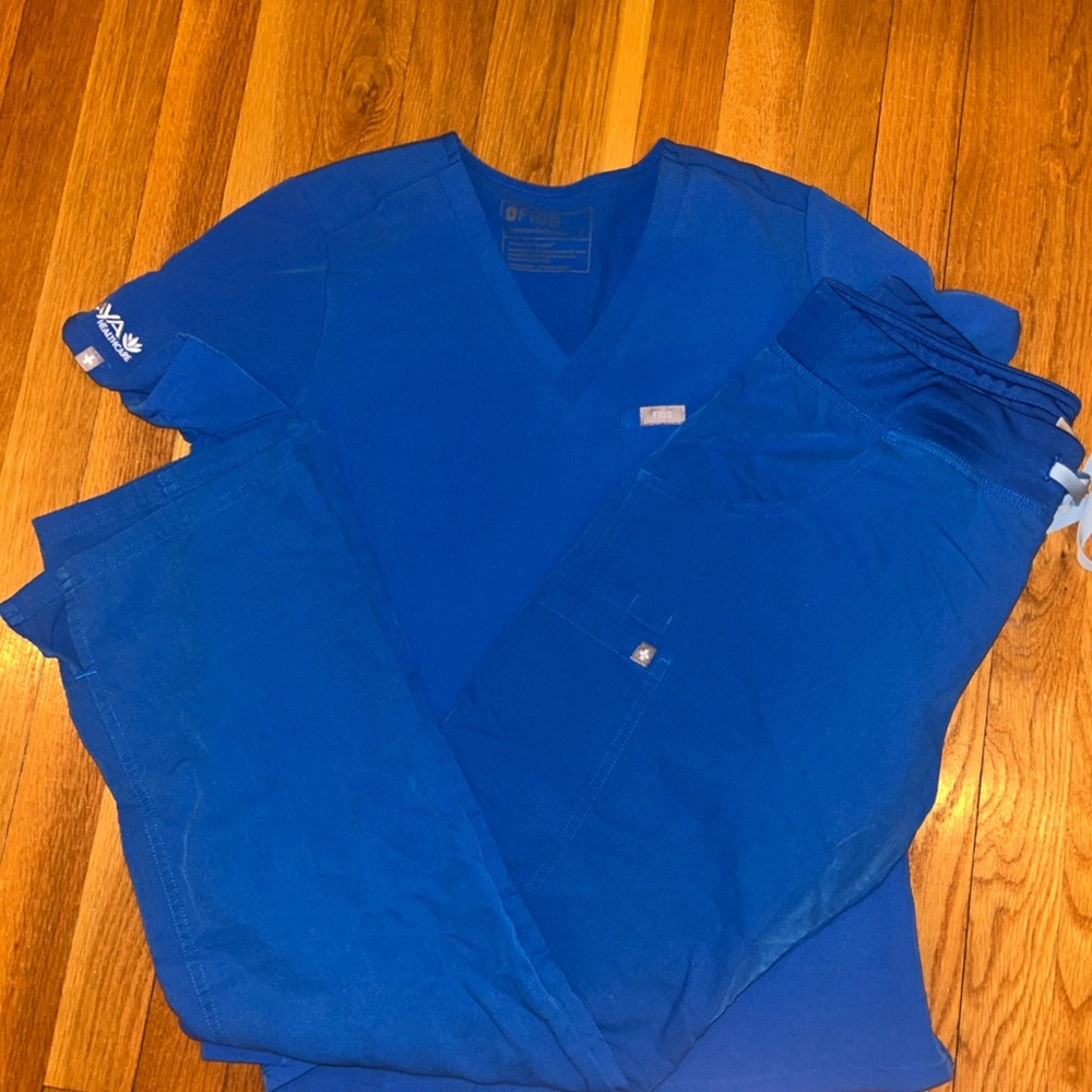 Figs Blue Scrub Set (s/m)